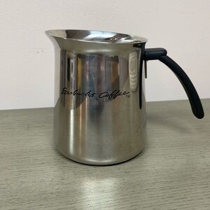 Starbuck Barista stainless steel frothing pitcher with rubber coated handle 20oz